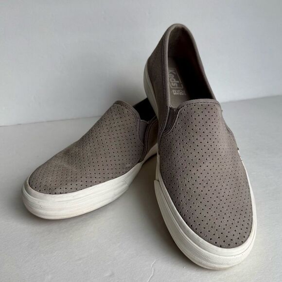 Keds Double Decker Suede Slip On Shoes Size 8 - Picture 1 of 8